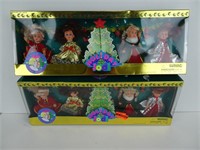 Two Boxes of Holiday Jodi Dolls