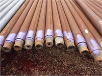 (10) 4 1/2" drill rods x 20'L 2 7/8 IF joint