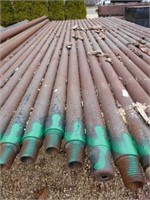 (10) 3 1/2" drill rods x 15'L 2 3/8 IF joint