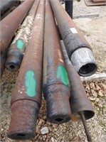 (10) 4 1/2" drill rods x 15'L 2 7/8" IF joint