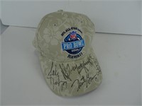 Hat autographed by 2006 Pro Bowl Quarterbacks