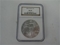 Slabbed 2006 American Silver Eagle MS68