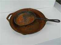 Set of Cast Iron Skillets - 8" and 12"
