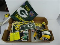 Assorted Green Bay Packers Collectible items