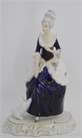 Royal Dux Porcelain Victorian Lady Figurine - 616