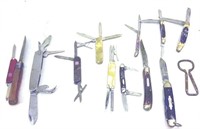 Pocket Knife Collection - 12 Knives