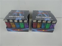 100 new lighters in two retail boxes