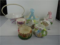 Assorted Easter ceramics