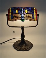 Tiffany Style Dragonfly Desk Lamp -625