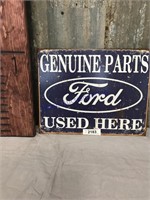 Ford Genuine Parts tin sign