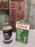 Texaco Fuel conditioner, 12 oz; Castrol fork oil