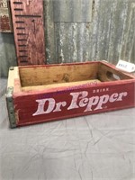 Dr. Pepper pop crate