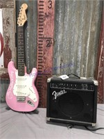 Fender Squire guitar & amp