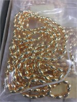 4 x 8 mm gold beads 79 strands