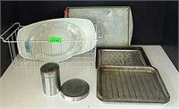 Lot of various small pans and plates