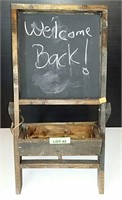 Table Top Chalk Sign. 14x11x24