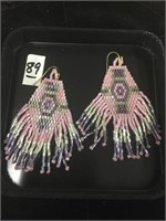 Southwest style bead earrings