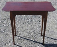 QUEEN ANNE STYLE CHERRY TABLE BY ELDRED WHEELER