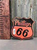 Phillips 66 tin sign