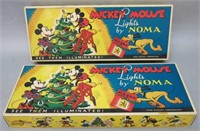 TWO SETS OF MICKEY MOUSE LIGHTS BY NOMA
