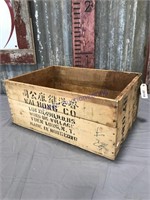 Made in Hong Kong wood box