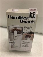HAMILTON BEACH COFFEE GRINDER