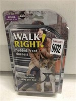 WALK RIGHT PADDED FRONT HARNESS MEDIUM