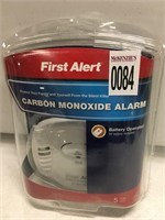 FIRST ALERT CARBON MONOXIDE ALARM