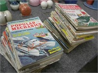 Thirty 1960s Popular Mechanics magazines