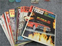 15 Motor Trend magazines 1964-1967, lots of