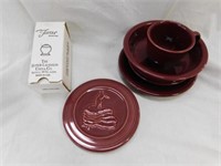 Fiesta Post '86 cinnabar: 7" plate - cup & saucer