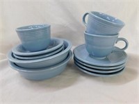 Fiesta Post '86 periwinkle: three cups - four