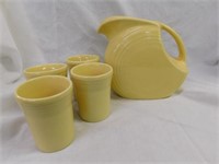 Fiesta Post '86, pale yellow: water pitcher -