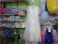 LOT, (4) WHITE GOWNS (MISC BRANDS, SIZES &