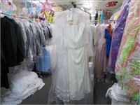 LOT, (4) BRIDAL DRESSES (MISC BRANDS, SIZES &