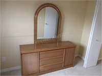 Dresser and mirror