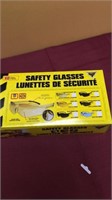 12 prs Safety glasses