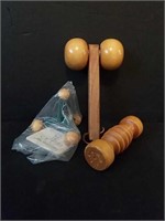 Medium Toned Wood Massagers