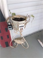 Wrought Iron Flower Pot