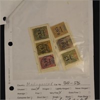 Madagascar Stamps 28-46, 50-55 CV $180+