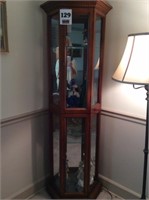 Mirrored Back Curio Cabinet