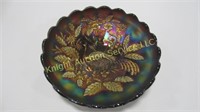 NORTHWOOD PEACOCK FOUNTAIN BERRY BOWL