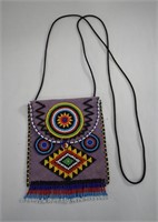 Hand Crafted Native Beaded Pouch