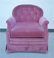 Pink Accent Arm Chair - 29"h x 34"d x 27.5"l