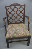 High Quality Chippendale Design Armchair