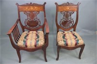 Inlaid Parlour Chairs