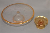 Gold Trim Glassware