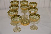 Set of Fine Champagne Glasses