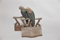 Pair of Parrot Bookends