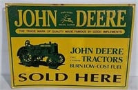 SST Embossed John Deere Sign